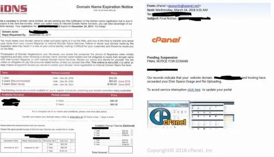 idns-cpanel-scams