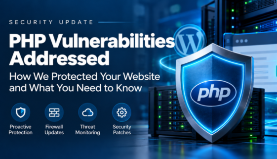 PHP vulnerabilities addressed with website protection and server security